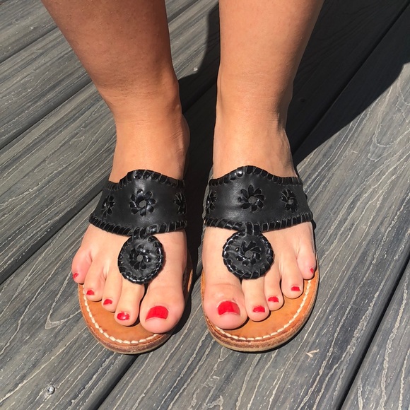 Jack Rogers | Shoes | Black Jack Rogers Sandals | Poshmark